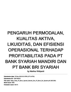 Pengaruh Working Capital Turnover Cash Turnover Inventory Turnover